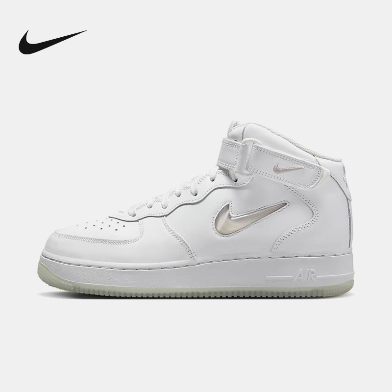 nike耐克air force 1 af1 纯白空军一号男子高帮板鞋dz2672-101