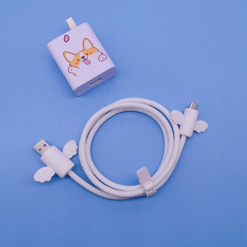 粉数据线套华为mate40ep40prop30pronova7se6数据线保护套充电器保