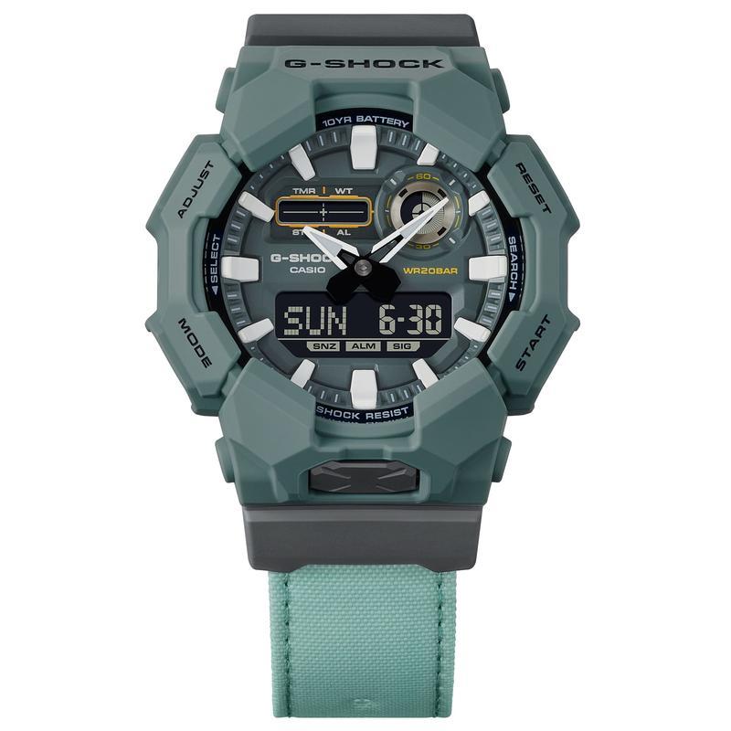 卡西欧(CASIO)多功能环保男士石英手表耐用防震长续航商务休闲两用防水户外运动表