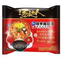 统一 汤达人 韩式辣牛肉汤面 125克*5包 5合一 南京大区有效期至2020.4.7 适当购买