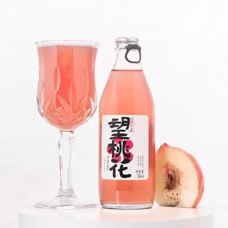 好望水望桃花果汁气泡水300mL*6瓶健康熬煮高清大图