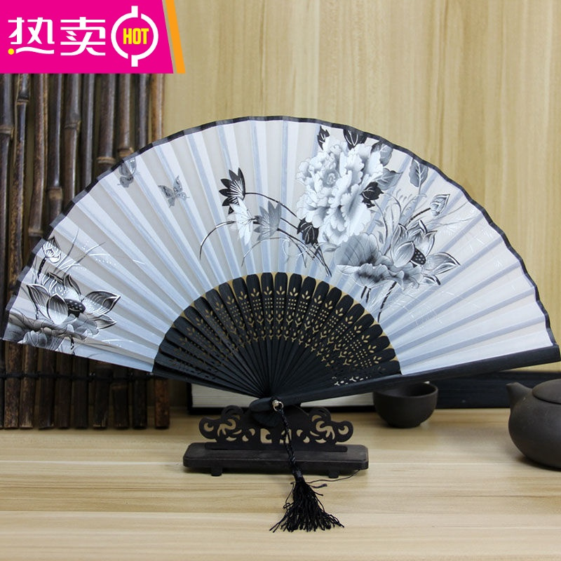 色炫酷仿扇子功夫折扇款式木质工艺折扇舞扇男女 Fenghou 01国色天香 包含扇袋报价 参数 图片 视频 怎么样 问答 苏宁易购