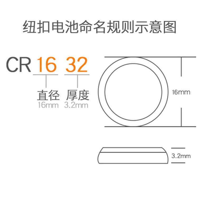 松下(Panasonic)CR1632进口纽扣电池