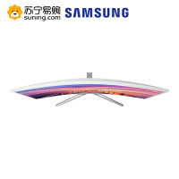 三星 C32F395FWC白色 32电脑曲面显示器 台式hdmi液晶屏幕 吃鸡游戏31.5英寸A广视角低蓝光1800R曲率 HDMI全高清电脑显示屏幕 可壁挂