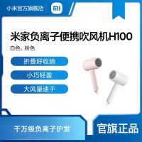[官方旗舰店]米家 小米电吹风机家用吹风筒 负离子护发 大功率速干 低噪设计 便携可折叠 H100