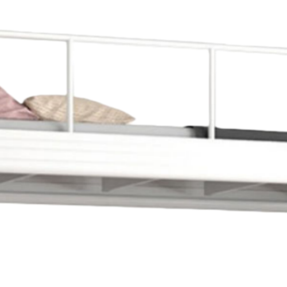 亿洛莱 高低床上下铺2000*1200*1800mm 床加床板床垫床下柜张高清大图