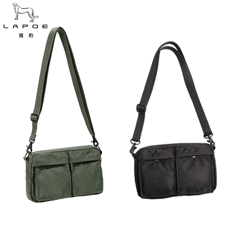 猎豹 小号潮流时尚单肩包通勤包 邮差包 22.5*12.5*4cm/个高清大图