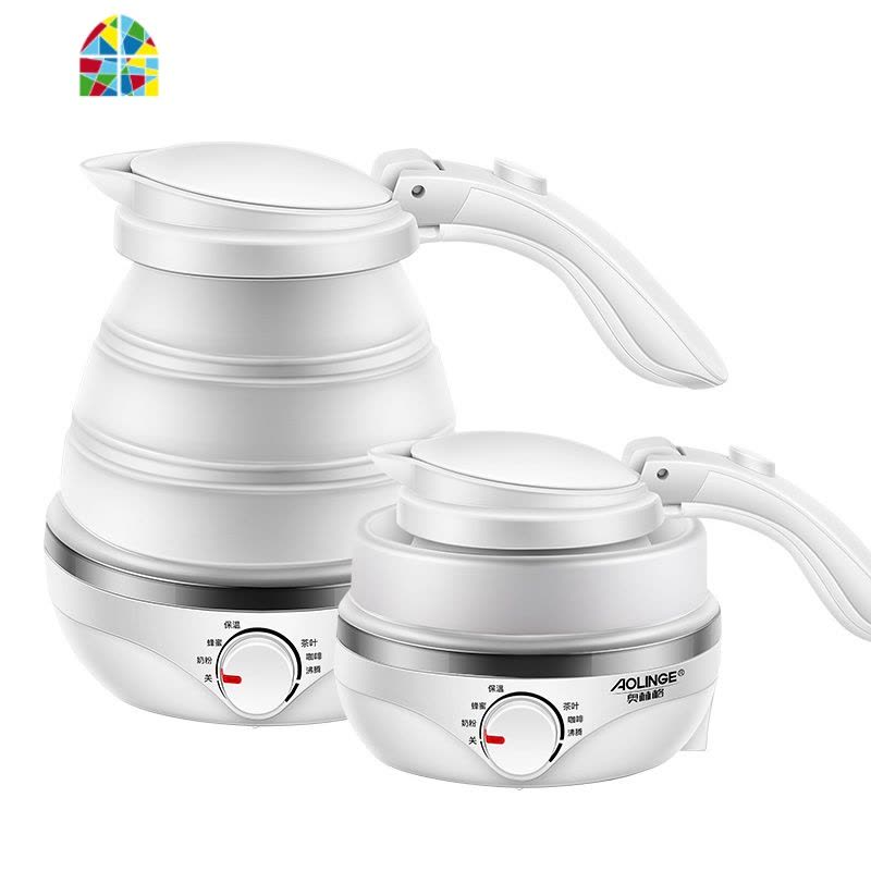 奥林格折叠水壶旅行电热小型迷你便携式小压缩旅游烧水壶新款 FENGHOU图片