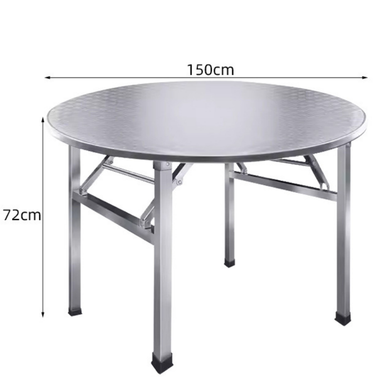 豫龙都折叠餐桌1.5m张高清大图