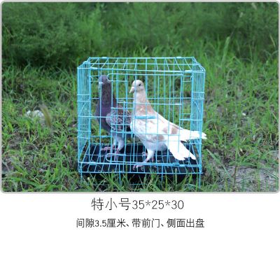 小号35运输 鸽子笼(收藏加购送饮水器) 鸽子笼带隔断家用繁殖笼鸟笼中小号鸟用品配对可折叠鸽舍室内室外