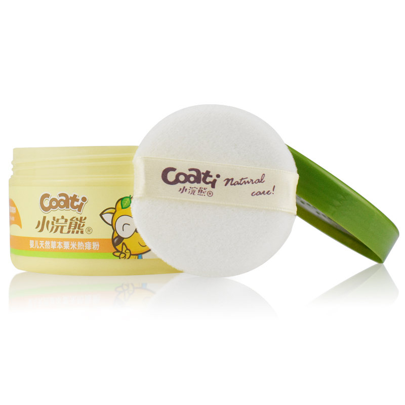 呵护儿童120g宝宝爽身粉热痱粉小浣熊天然草本清凉爽身粉120g>800_800
