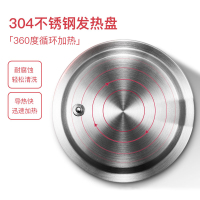 先科SAST XH-808D 电水壶 1.5L花茶壶 智能感温800W多功能茶壶超薄机身带过滤网 烤漆金(单位:件)