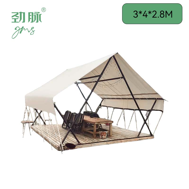 劲脉 天幕露营帐篷 3*4*2.8M 顶高清大图