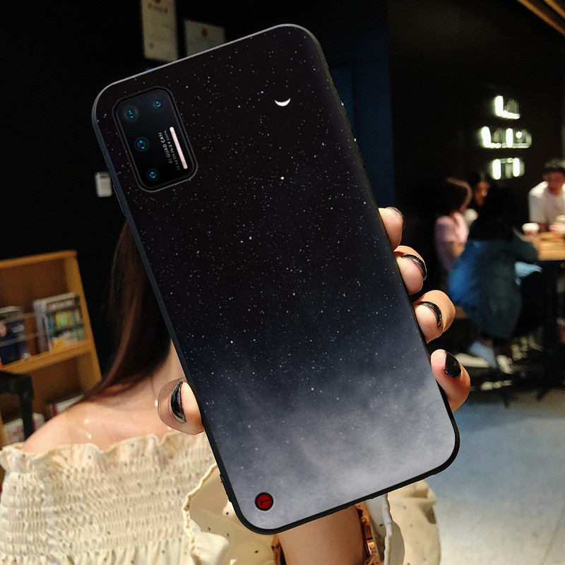 火豹锤子3手机壳硅胶简约时尚星空月牙防摔全包保护套挂绳男女