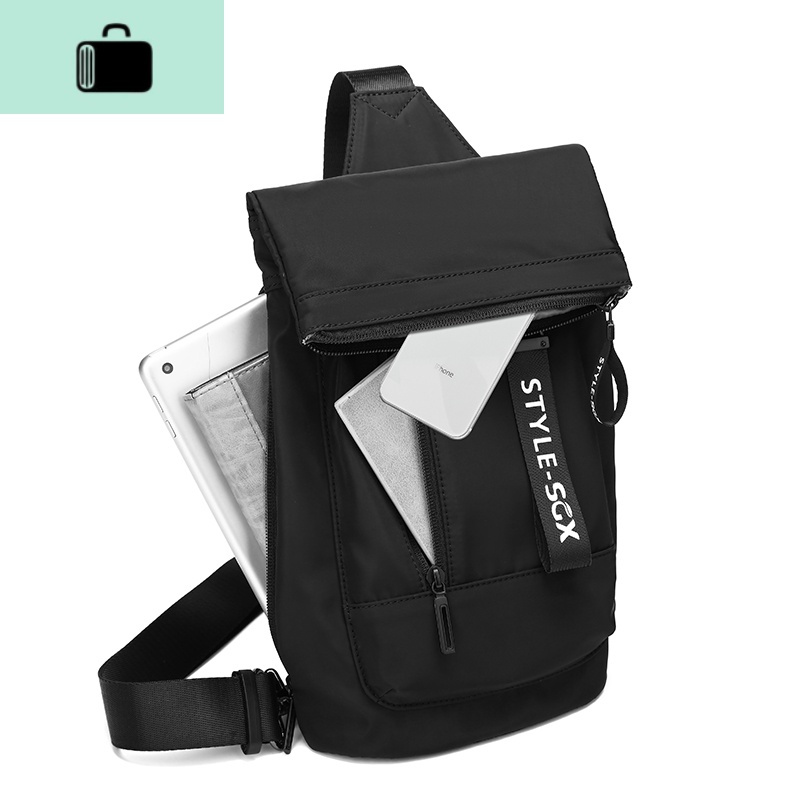 胸包男单肩包休闲运动潮流男士包包斜挎包时尚青年小背包学生韩版new