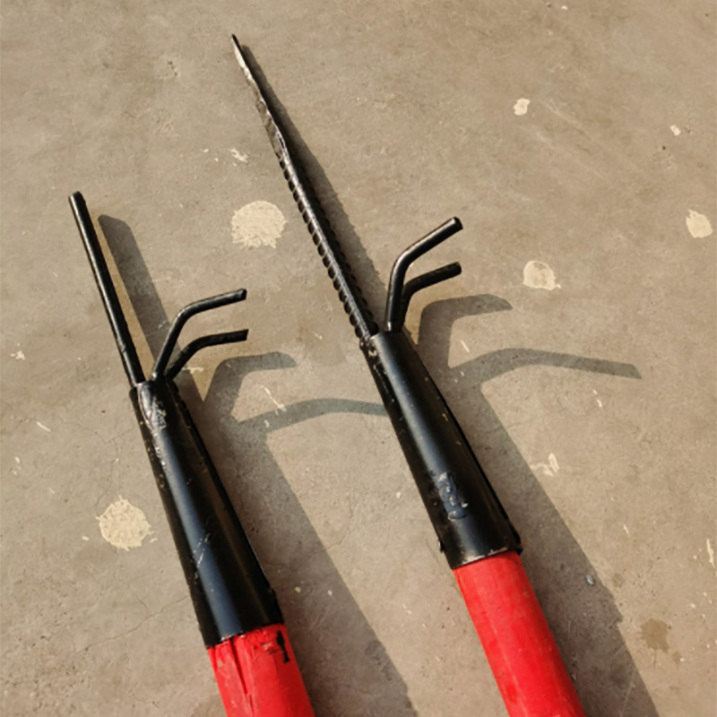 天鲨消防火钩 救生扑火木杆钩消防器材打火矛救援设备现场清理钩1.7m