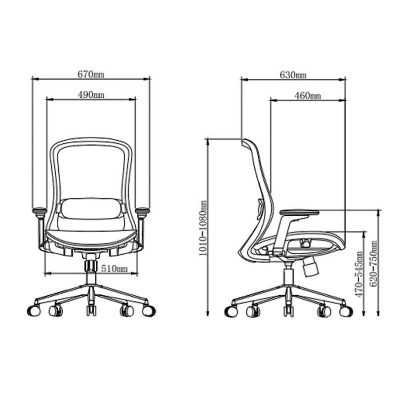 臻远 ZY-8967 办公椅转椅网椅 单位:把高清大图