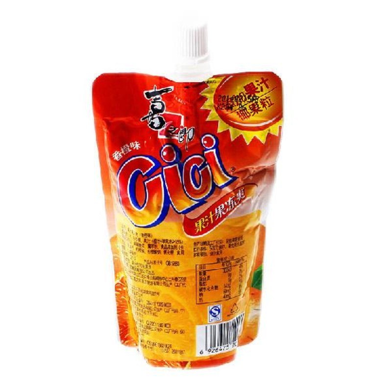 CiCi218g香橙果汁果冻爽
