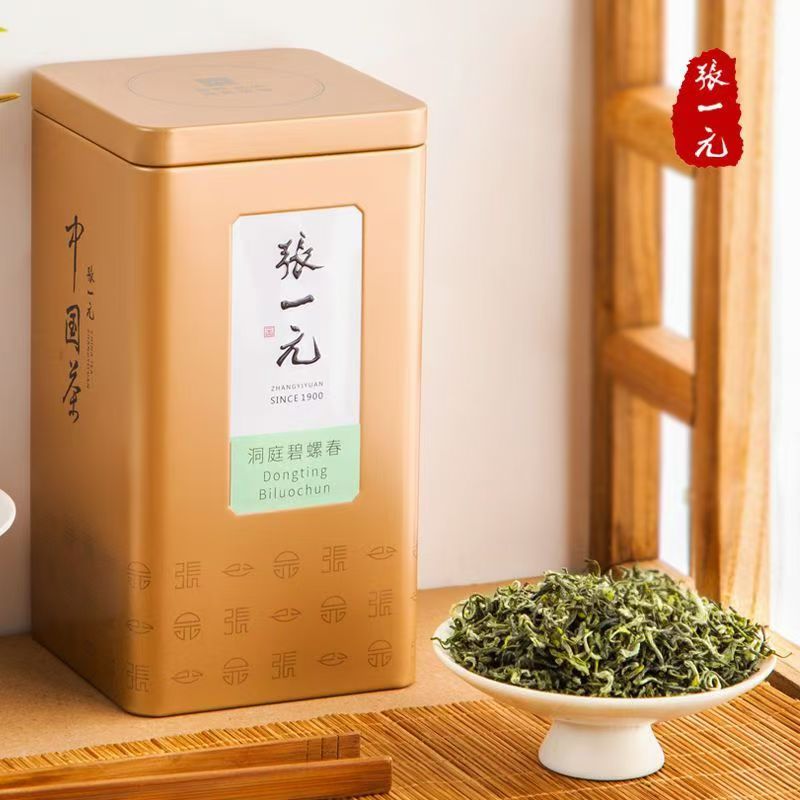张一元 2024新茶浓香型正宗洞庭碧螺春绿茶100g/罐 碧螺春高清大图