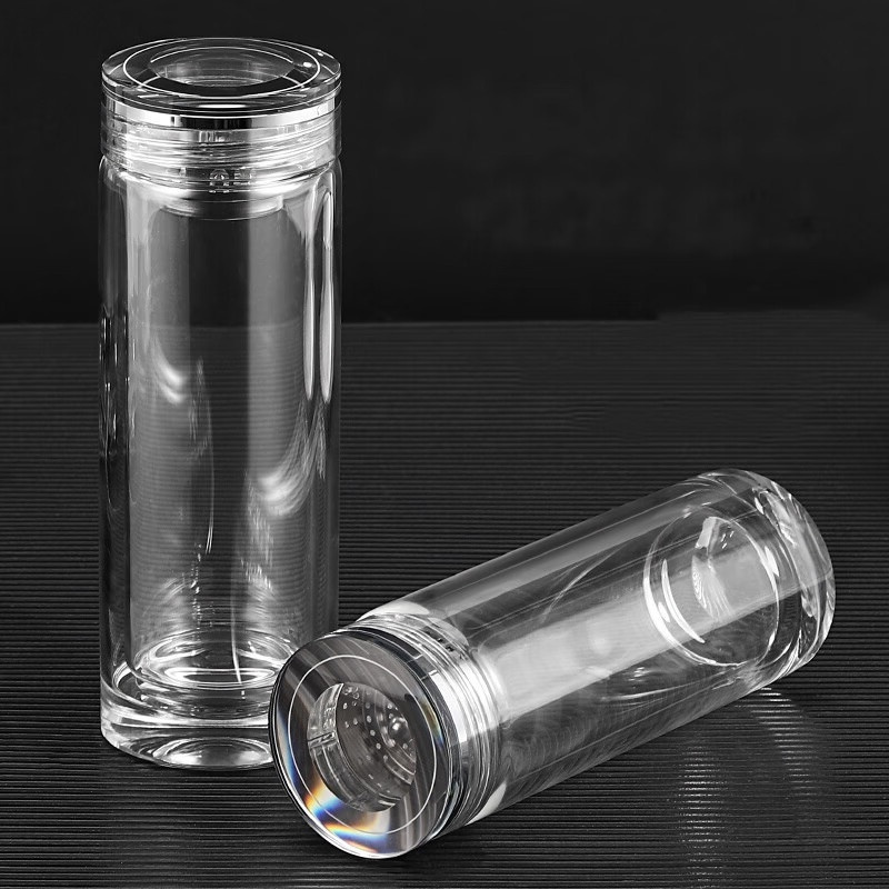 厨小姐加厚双层玻璃水杯300ML/CXJ-SY-028个