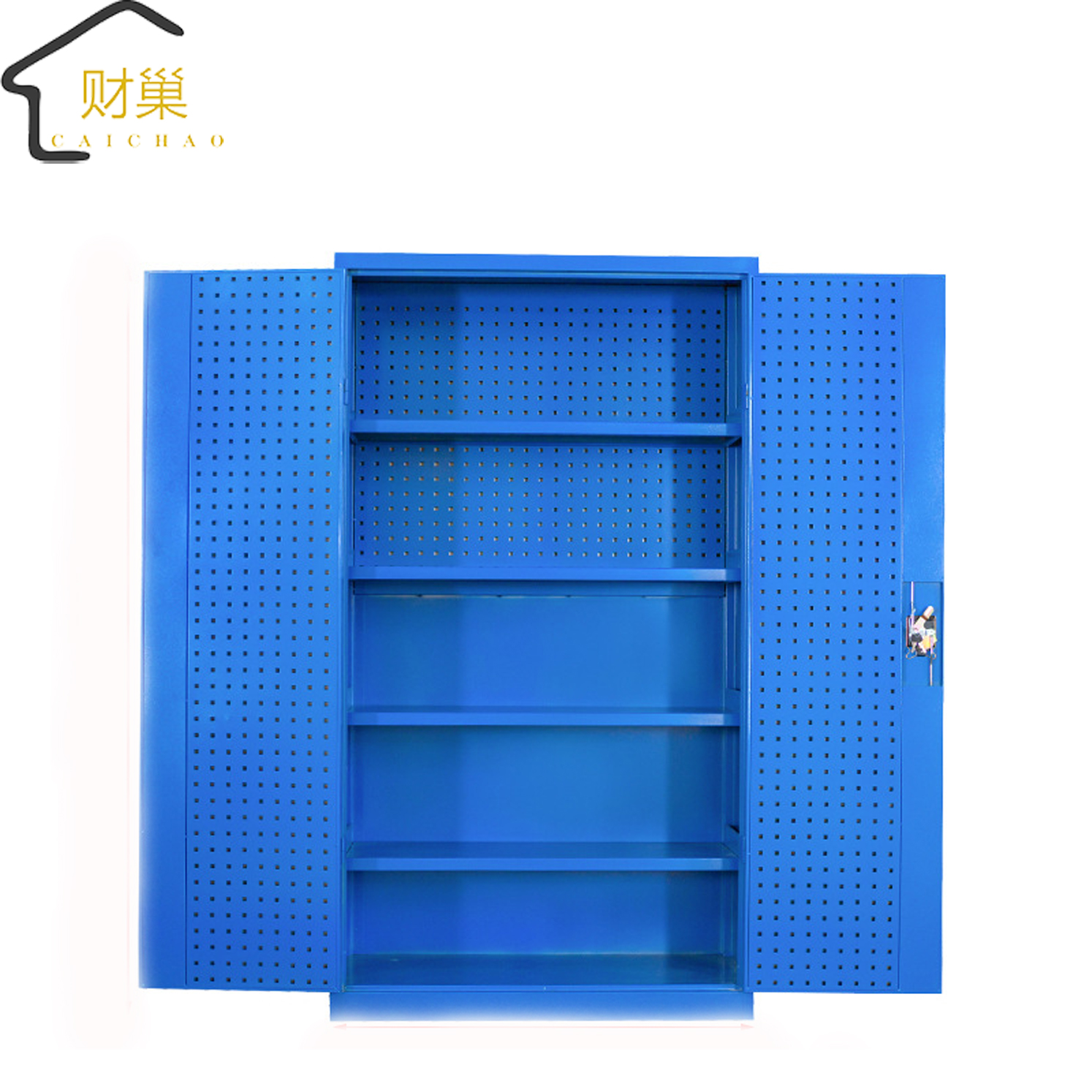 财巢 通门四层带网工具柜 1800*1000*500mm /台高清大图