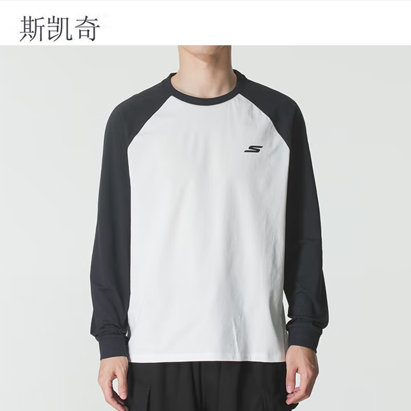 斯凯奇 男女秋季圆领长袖 P225U139-0019L 件高清大图