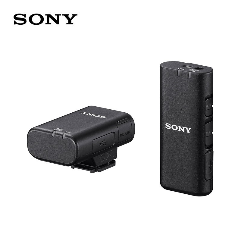 索尼(SONY)ECM-W2BT 无线麦克风 数字音频 小蜜蜂 采访直播Vlog收音 一拖一(微单手机适配)