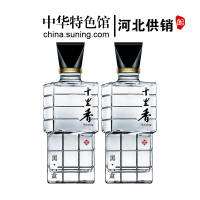 [中华老字号]十里香 52度新黑盒 100ml*2瓶装 浓香型白酒小瓶自饮品鉴酒 沧州特产