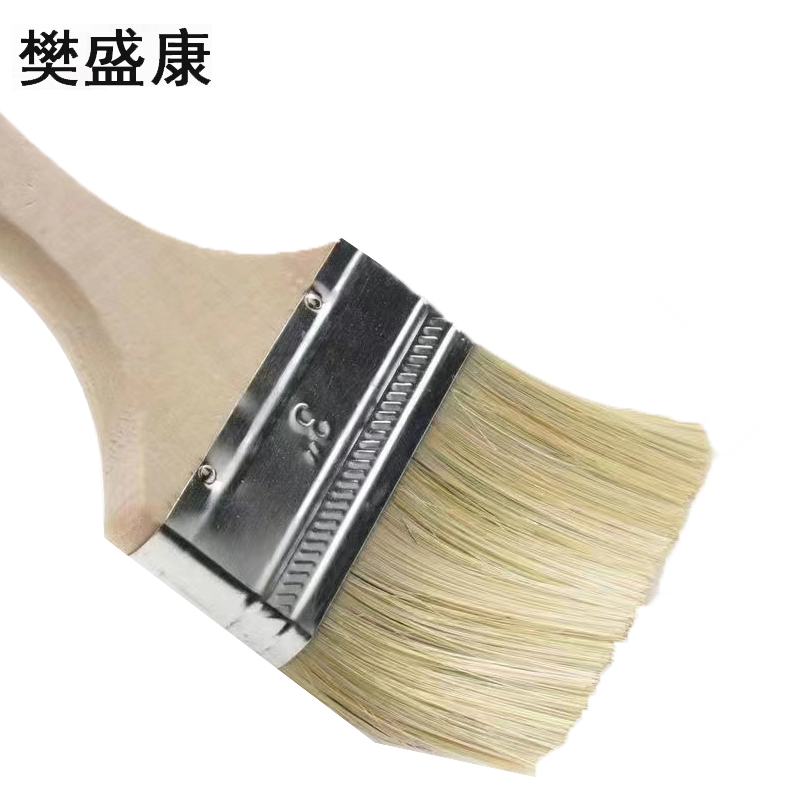 樊盛康 毛刷扁油刷油漆刷 4寸(98mm) 个高清大图