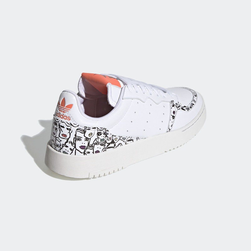 Adidas/阿迪达斯三叶草 女鞋SUPERCOURT W舒适耐磨运动休闲板鞋 EH1019