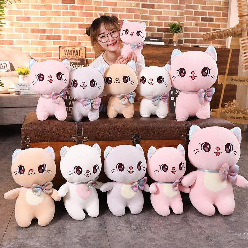 可爱猫咪大眼猫毛绒玩具公仔家居玩偶送儿童生日定制