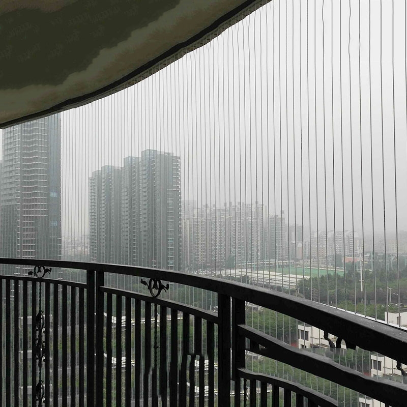 0毫米纳米钢丝特厚轨不锈钢螺丝移动防盗网一方3.