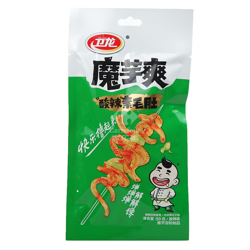 苏宁超市自营 卫龙魔芋爽酸辣味50g