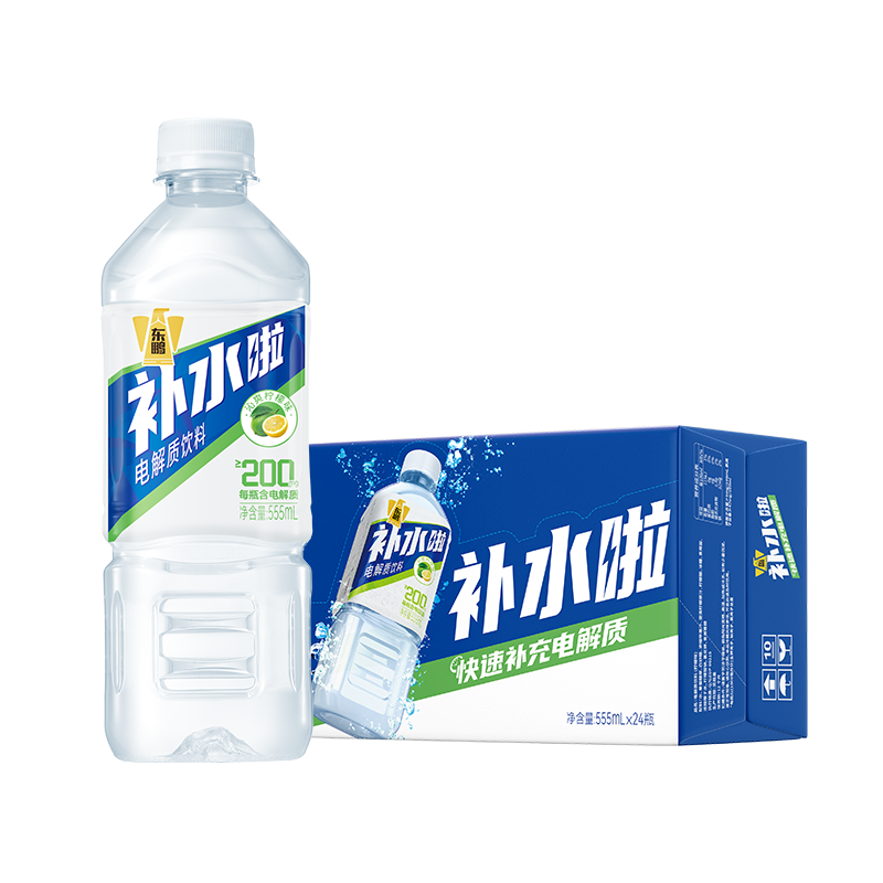 东鹏特饮补水啦电解质饮料555ml柠檬味高清大图
