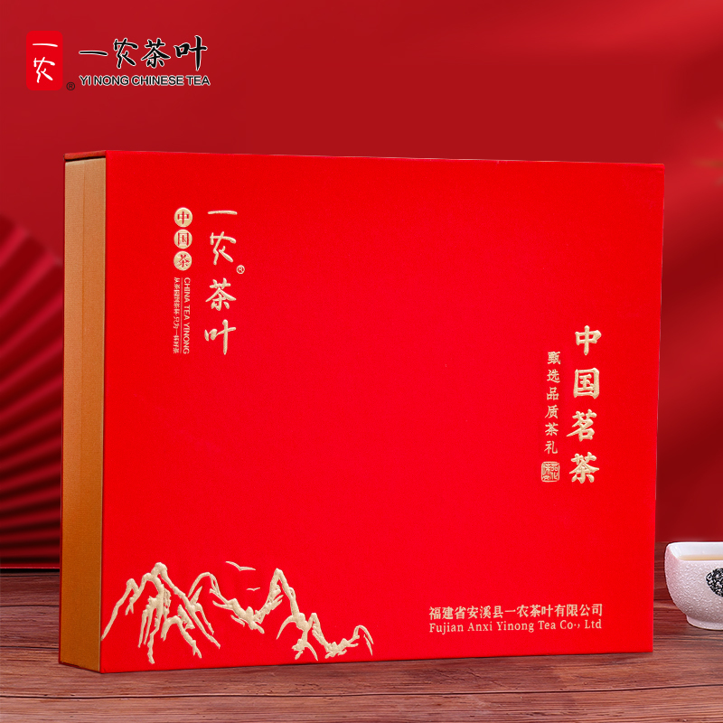 一农茶叶礼盒特级浓香铁观音360g礼盒装 福建茗茶乌龙茶 中国红送礼佳选