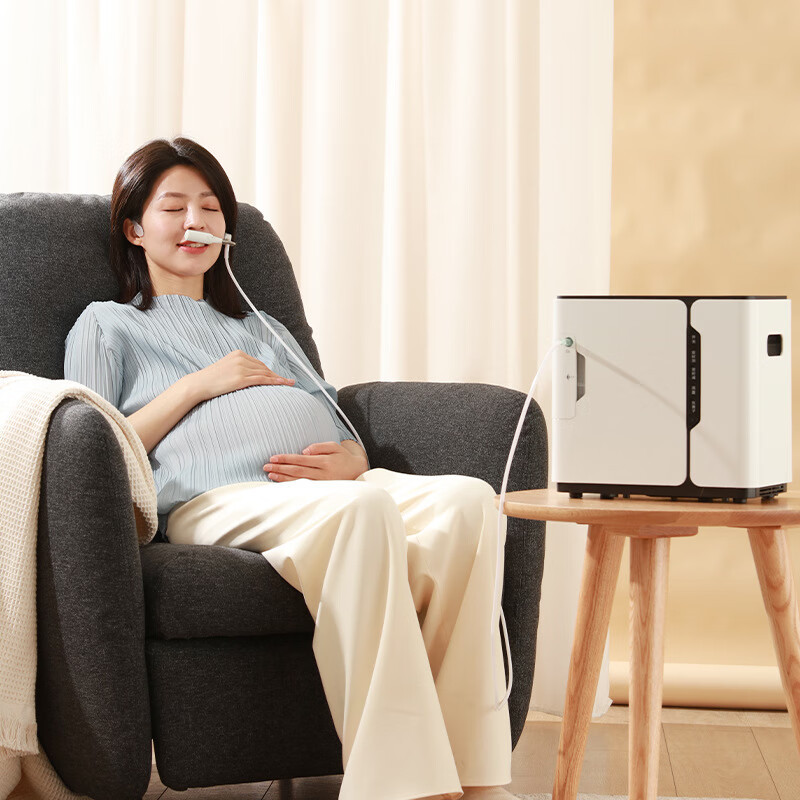 鱼跃YU300制氧机家用老人吸氧机孕妇吸氧专用高原小型便携氧气机 1L基础款/高清大图