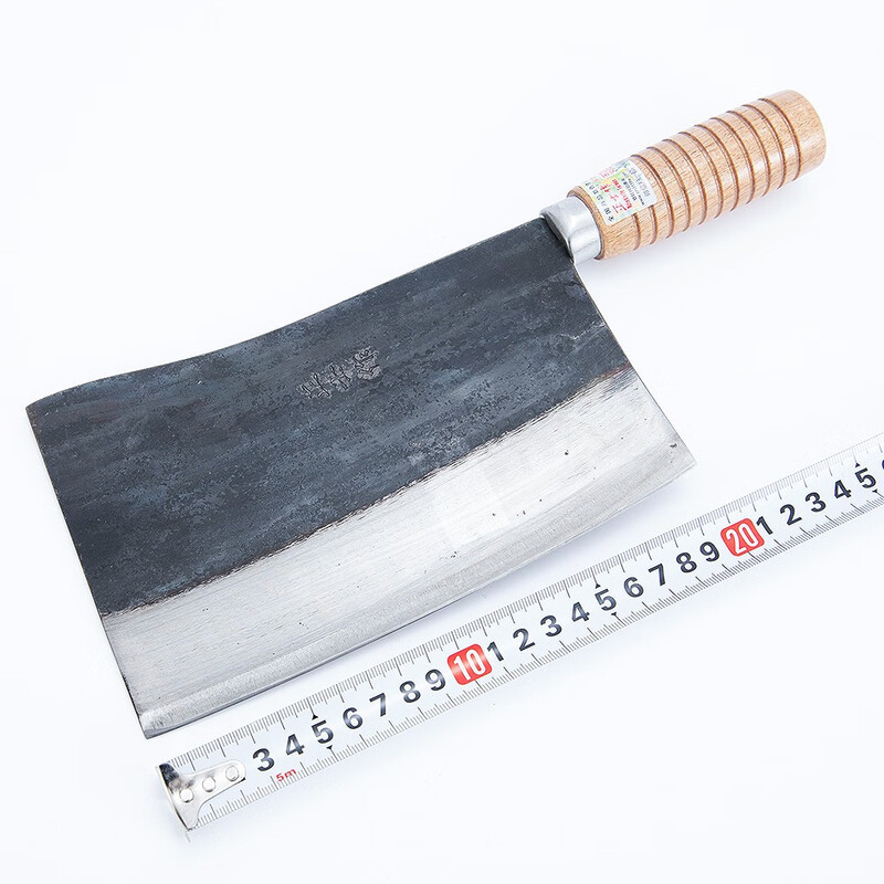 寒铁高端厨房多功能刀具全切割系列锋利耐用设计轻巧优雅家用厨师刀正士作九江弯刀烧腊店鸡鸭鹅专用刀厨房刀具加厚骨剁骨斩骨刀高清大图