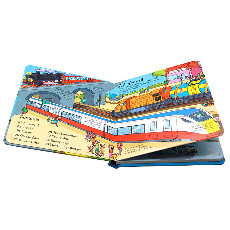 [正版]Usborne 出品看里面低幼系列揭秘交通工具英文原版绘本 Look Inside Things That G高清大图