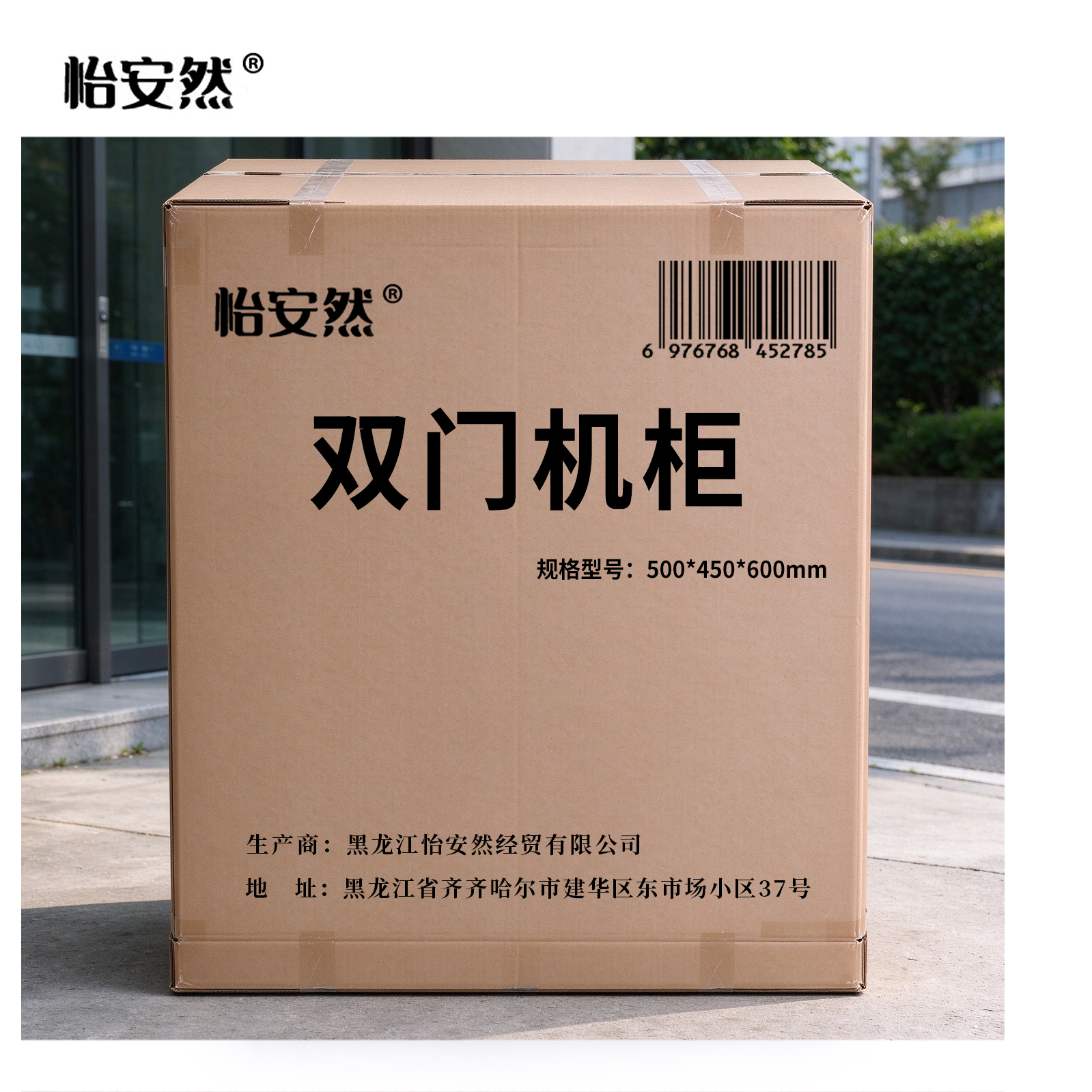 怡安然 双门机柜 500*450*600mm 个高清大图