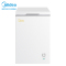 美的(Midea)100升家用小冰柜 冷藏冷冻转换 一级能效 单温冷柜 顶开门 节能安静 BD/BC-100KMD(E)