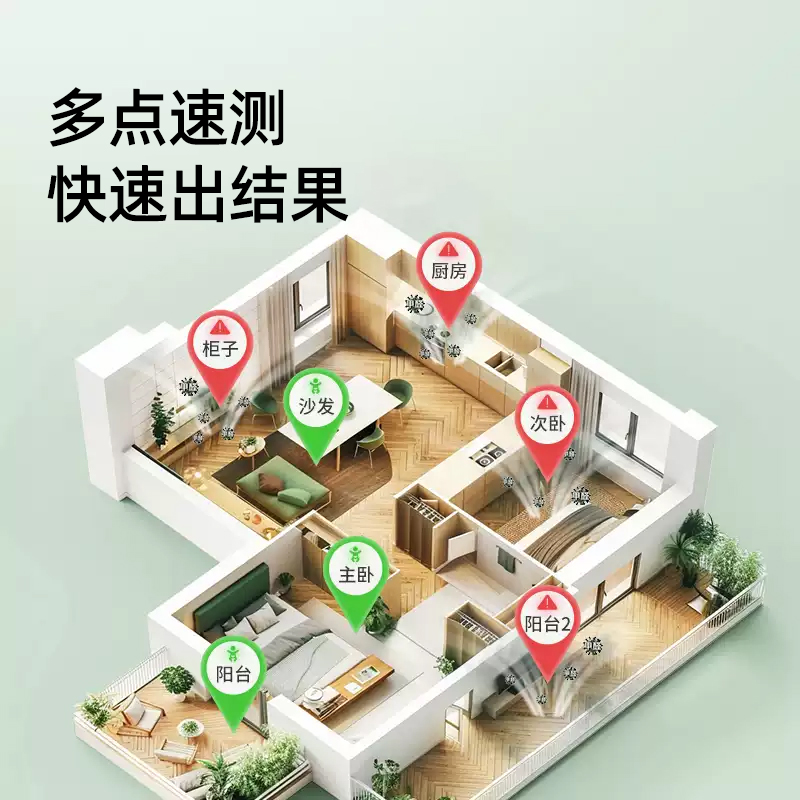 绿之源(GREEN SOURCE) 轻携版3.0空气质量检测仪Z-7101高清大图
