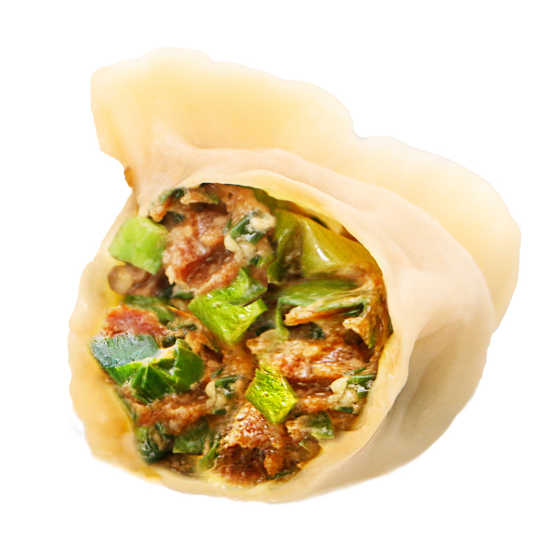 精萱亿品 猪肉山韭菜速冻水饺400克/袋