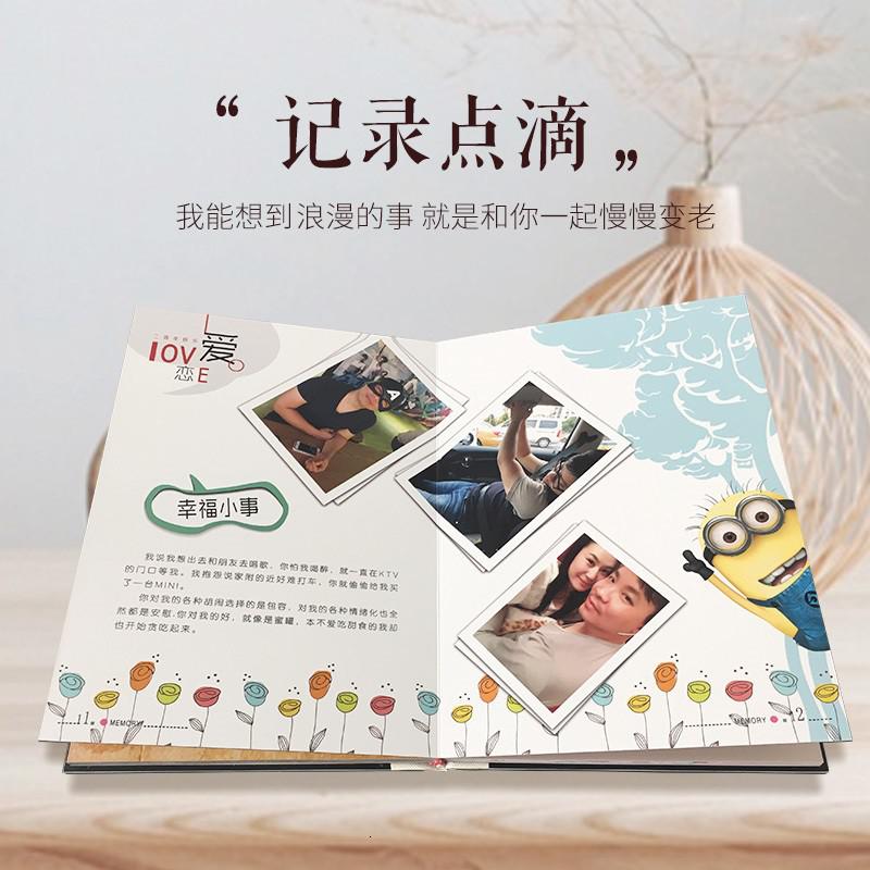 生日女实用创意情侣纪念册手工diy相册本定制影集照片书制作 三维工匠 首席设计师(艺术册/音乐册) 20高清大图