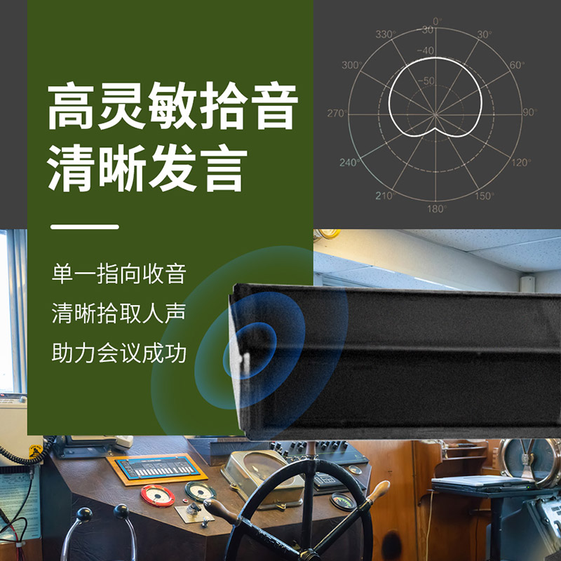 润普Runpu RP-GYX2412S国产化有线专业电容麦克风桌面式鹅颈麦话筒 卡侬接口可连调音台会议终端高清大图
