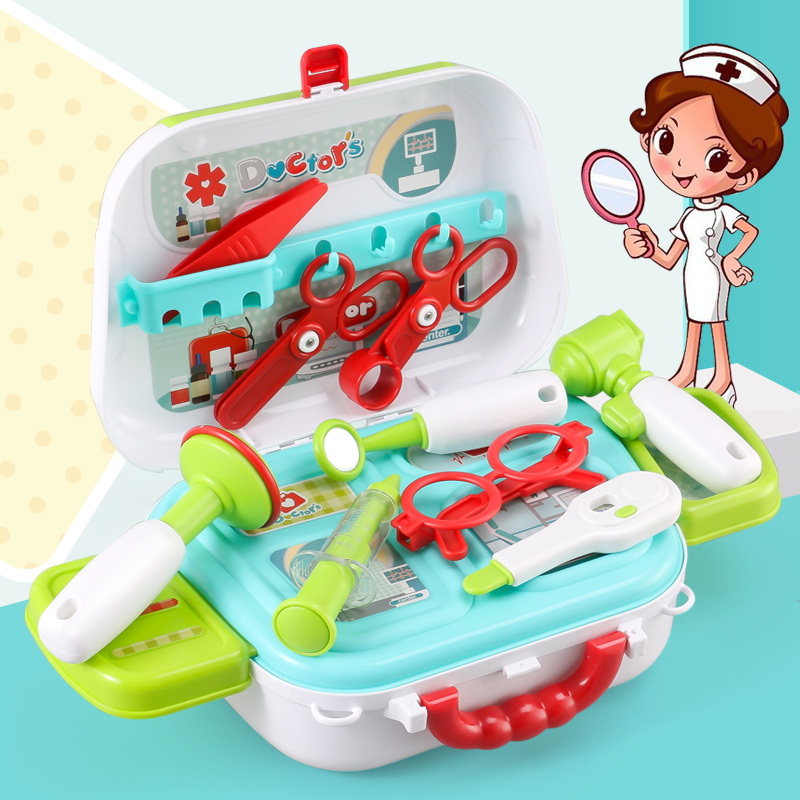 儿童医生过家家玩具套装仿真医院护士打针背包箱女孩生日