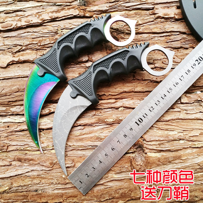 战狼2同款鹰爪子刀户外求生爪刀高硬度军刀野