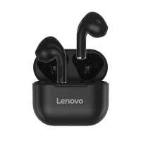 联想(Lenovo)蓝牙耳机 LP40 黑色 TWS真无线 游戏影音通用音乐耳塞 半入耳式 适用于苹果安卓华为小米手机