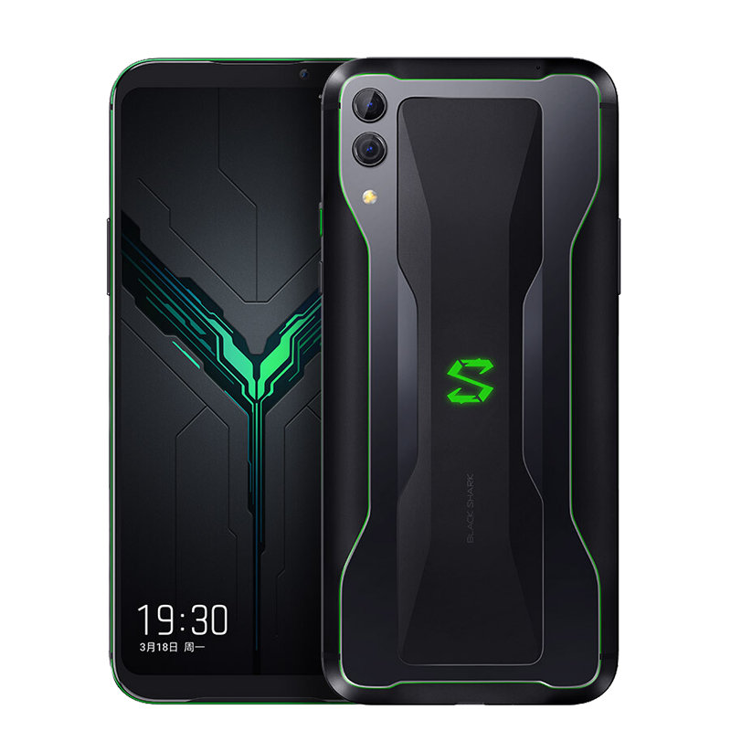 全新正品mi小米黑鲨游戏手机2竞在操控12gb256gb冰封银游戏手机全网通