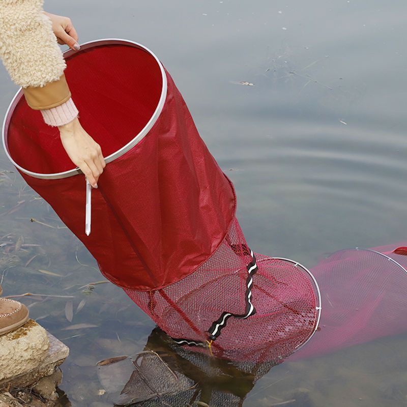 神斧涂胶鱼护网黑坑鱼护防挂速干小鱼护装鱼网兜折叠活鱼袋鱼护包渔具