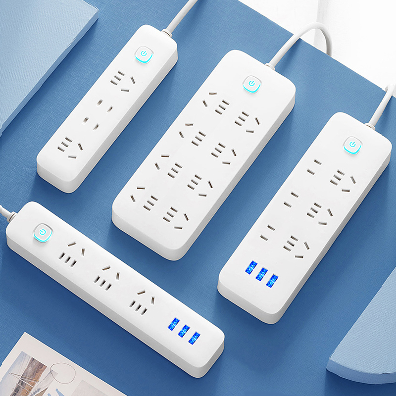 功能插座usb插排插线板排插插板带线拖线板多孔接线板多用插板新国标